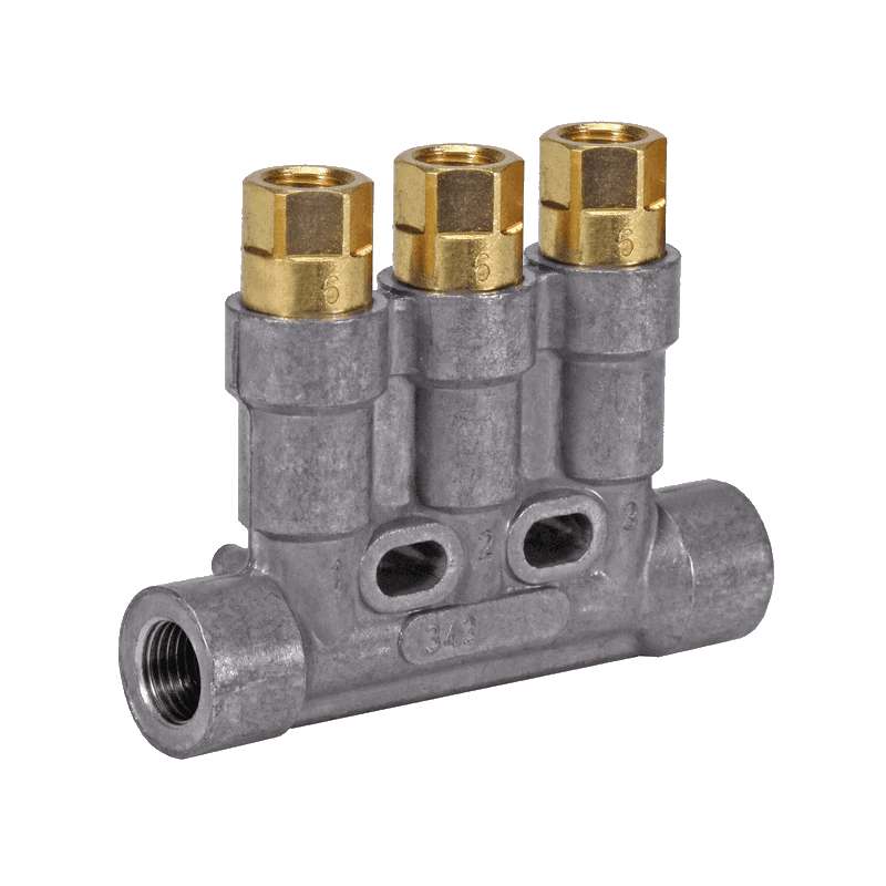 rozdzielacze jednoliniowe, akcesoria do centralnego smarowania