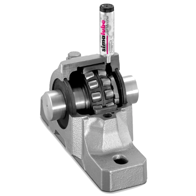 smarownica do smarowania kalamitek, Automatyczna smarownica SIMALUBE, smarownice automatyczne, smarownice jednopunktowe skf, smarownice jednopunktowe SIMALUBE, smarownica jednopunktowa simalube, smarownica do maszyn skf