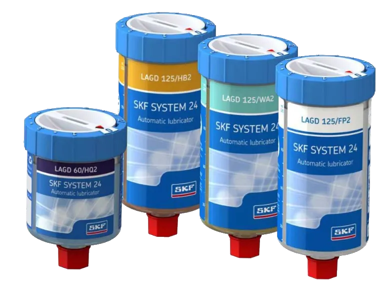 dozownik do smaru, smarownice automatyczne, smarownice jednopunktowe skf, smarownice jednopunktowe SIMALUBE