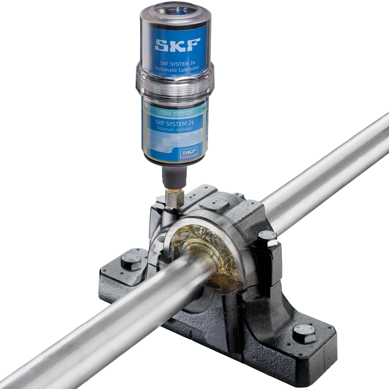smarownica do łożysk, SKF SYSTEM 24, Smarownice automatyczne jednopunkowe Simalube oraz SKF smarownica do maszyn