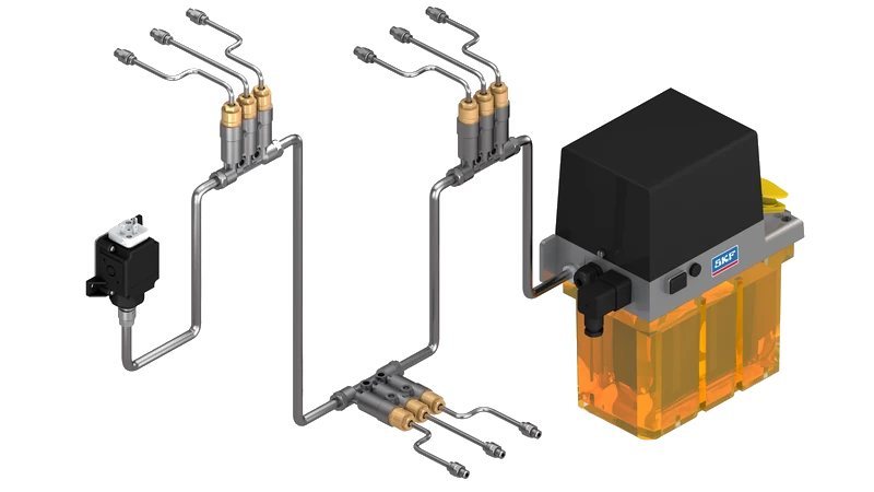 centralne smarowanie, układy olejowe