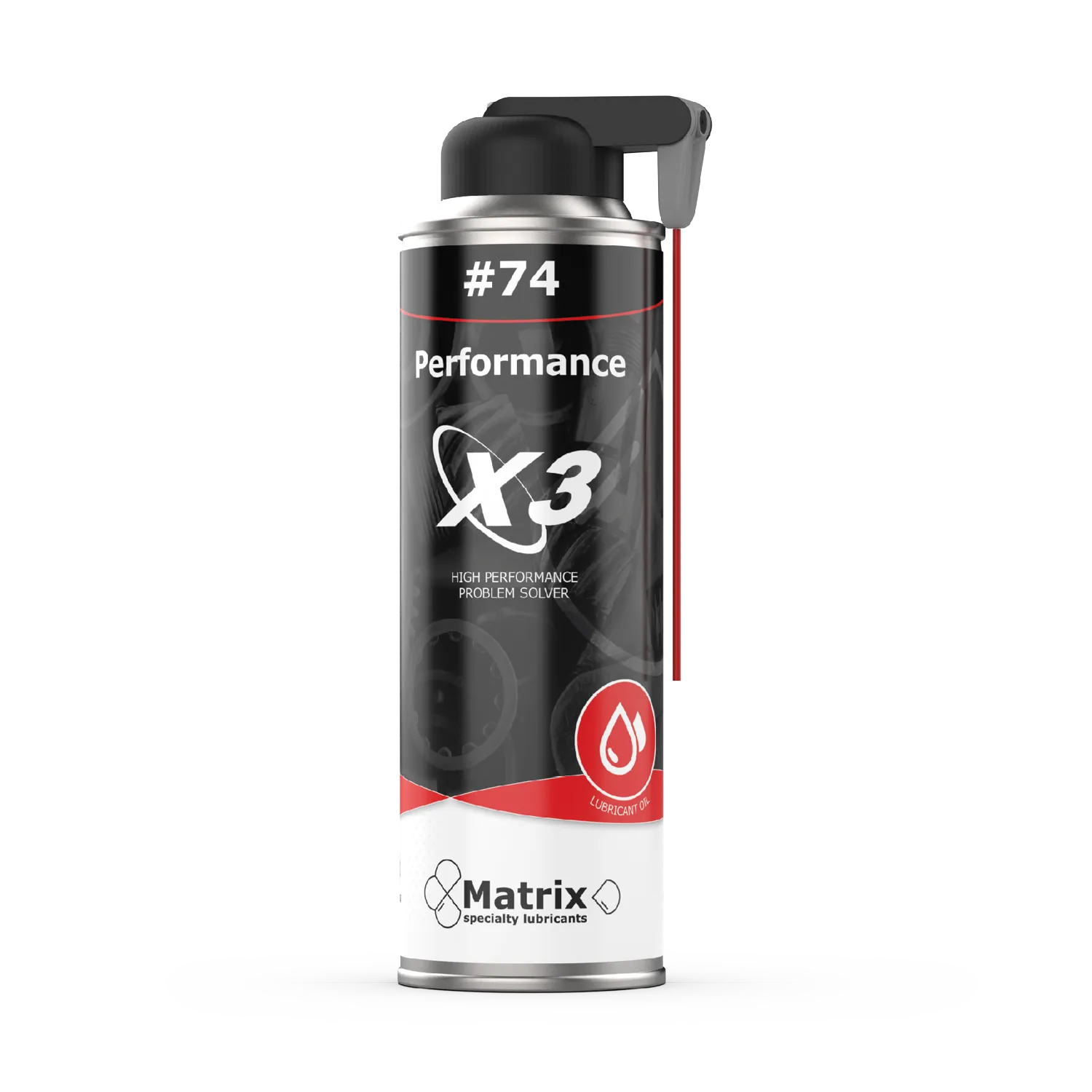 Smar do łańcuchów przemysłowych, smary przemysłowe matrix, Smar w sprayu, smary Matrix Specialty Lubricants w puszce aerozolowej